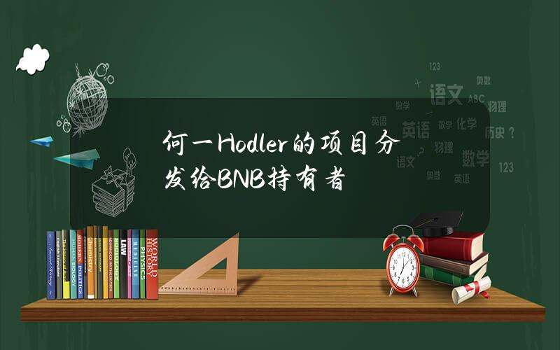 何一Hodler的项目分发给BNB持有者