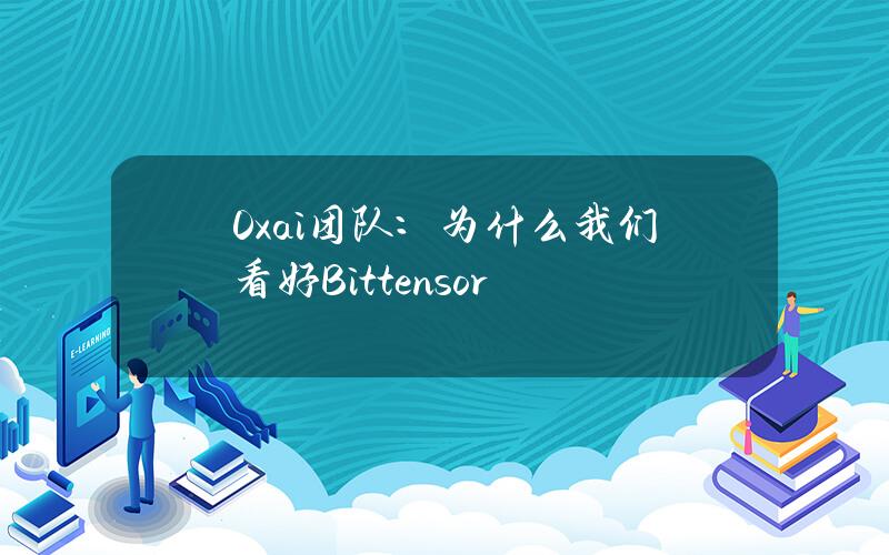 0xai团队：为什么我们看好Bittensor？