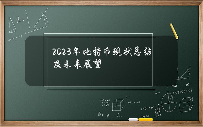 2023年比特币现状总结及未来展望