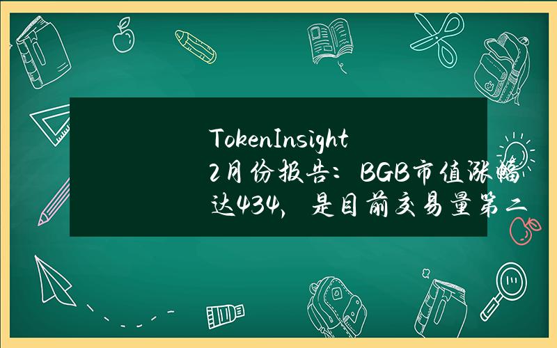 TokenInsight2月份报告：BGB市值涨幅达434%，是目前交易量第二大的平台代币